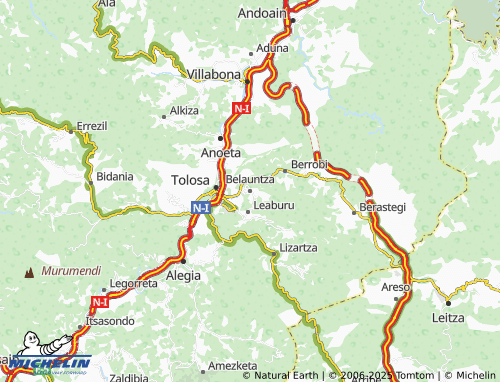Carte MICHELIN Belauntza - ViaMichelin