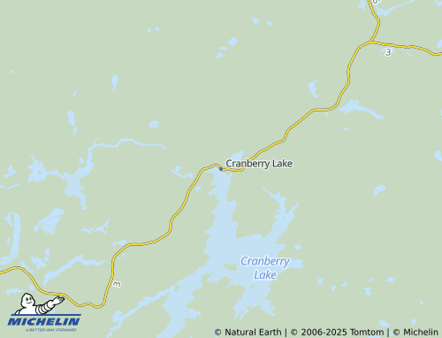 MICHELIN Cranberry Lake map - ViaMichelin