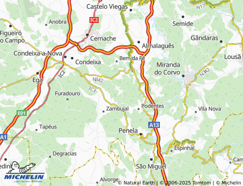 MICHELIN-Landkarte Casal da Azenha - ViaMichelin