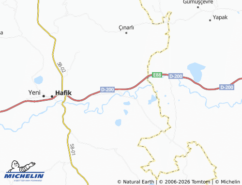 MICHELIN Yarhisar map - ViaMichelin