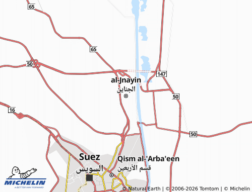 Mapa MICHELIN al-Jnayin - ViaMichelin
