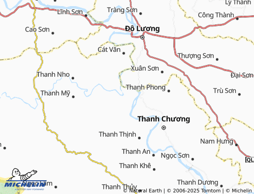 MICHELIN-Landkarte Thanh Tiên - ViaMichelin