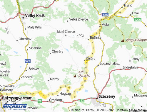 MICHELIN-Landkarte Radava - ViaMichelin