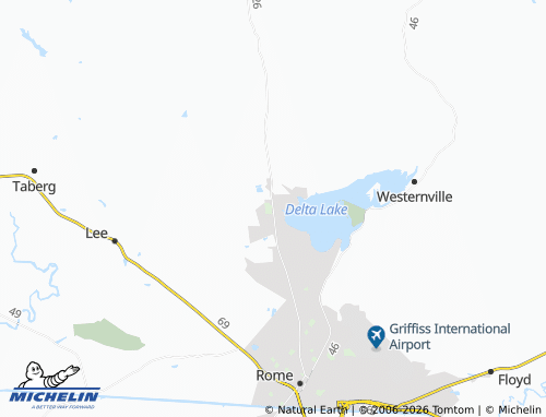 Mapa MICHELIN Lake Delta - ViaMichelin
