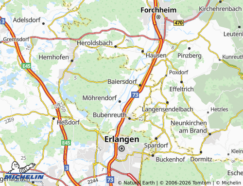 Mappa MICHELIN Kleinseebach - ViaMichelin