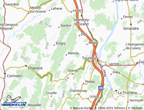Mappa MICHELIN Dulphey - ViaMichelin