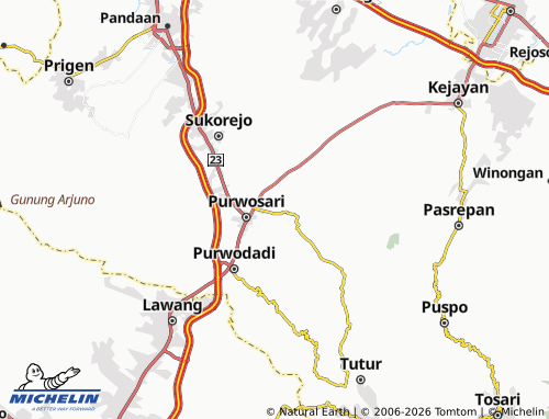 Carte MICHELIN Martopuro - ViaMichelin