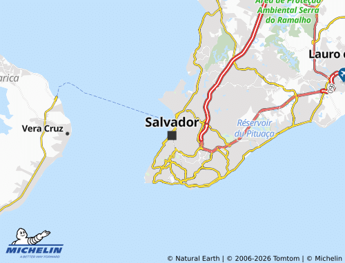 Mapa MICHELIN Água de Meninos - ViaMichelin
