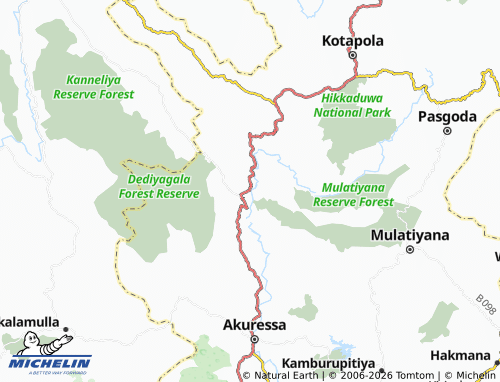 Carte MICHELIN Pitabeddara - ViaMichelin