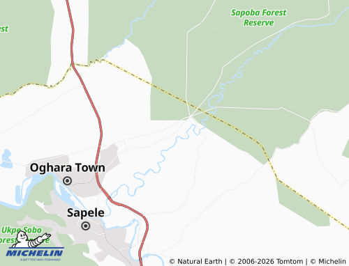 MICHELIN Otefe map - ViaMichelin