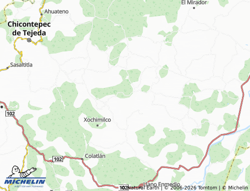 Mapa MICHELIN Postectitla - ViaMichelin