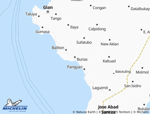MICHELIN Burias map - ViaMichelin