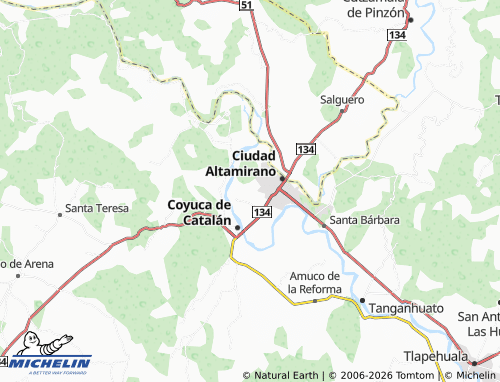 Mapa MICHELIN Valle del Sol - ViaMichelin