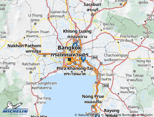 MICHELIN Bang Kapi map - ViaMichelin