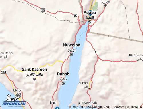 Mappa MICHELIN Nuwayba' - ViaMichelin