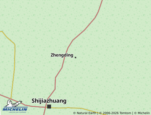 MICHELIN Zhengding map - ViaMichelin