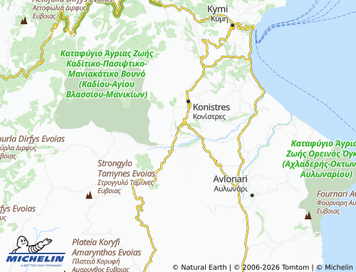 Mapa MICHELIN Vrysi - ViaMichelin