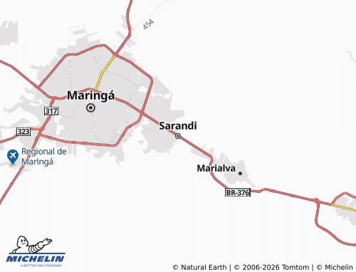 Mapa MICHELIN Sarandi - ViaMichelin