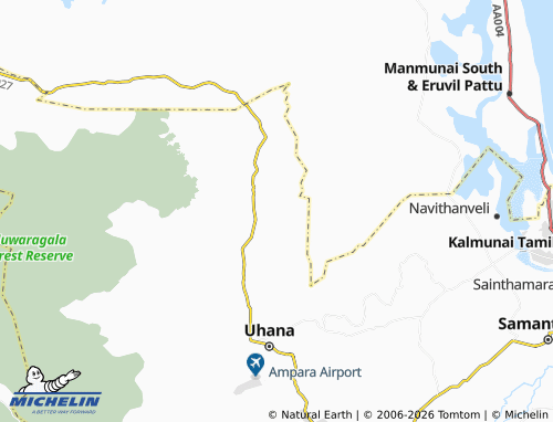 Mappa MICHELIN Galapitagala West - ViaMichelin