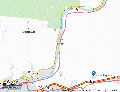 Mappa MICHELIN Lesage - ViaMichelin