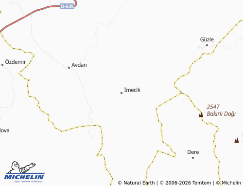 Mappa MICHELIN İmecik - ViaMichelin