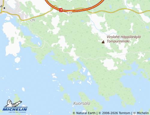 MICHELIN Mäntlahti map - ViaMichelin