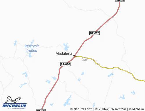 Mapa MICHELIN Santa Terezinha - ViaMichelin