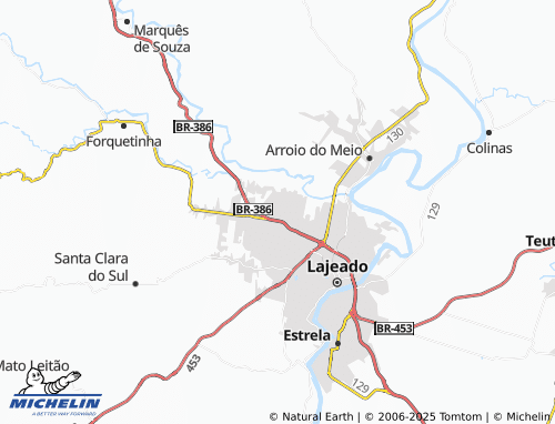 MICHELIN Centenário map - ViaMichelin
