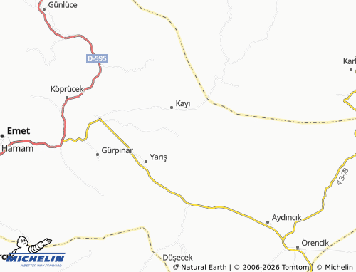 Mappa MICHELIN Konuş - ViaMichelin
