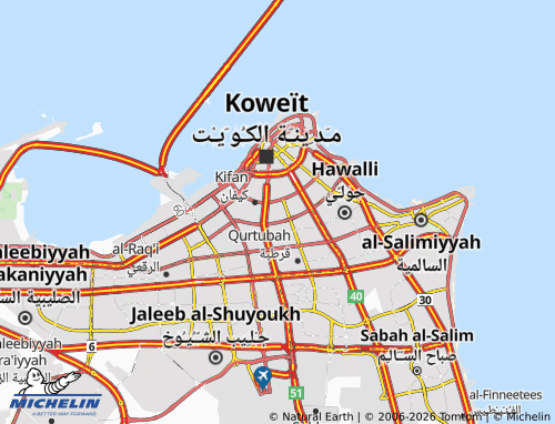 MICHELIN-Landkarte al-Fayha' - ViaMichelin