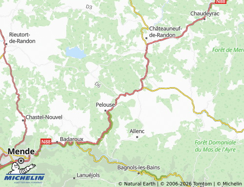 Mappa MICHELIN Laubert - ViaMichelin