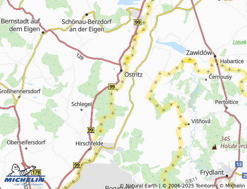 MICHELIN Posada map - ViaMichelin