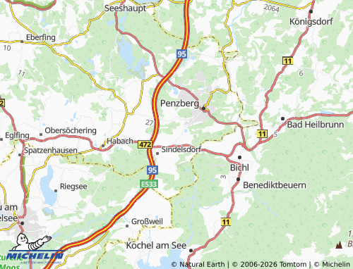MICHELIN Riedern map - ViaMichelin