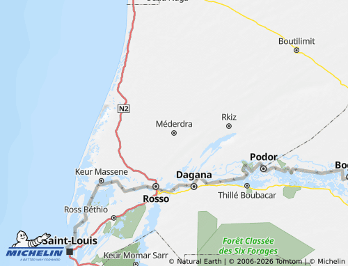 Mappa MICHELIN Méderdra - ViaMichelin
