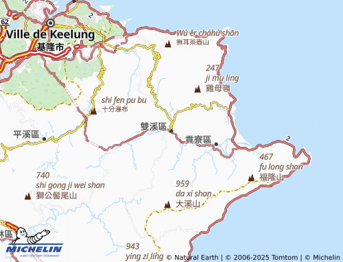 MICHELIN Shuangxi District map - ViaMichelin