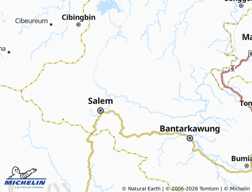Carte MICHELIN Ciputih - ViaMichelin