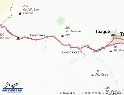 Kaart MICHELIN Bolivia - ViaMichelin