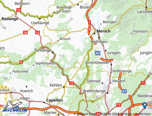 MICHELIN-Landkarte Marienthal - ViaMichelin