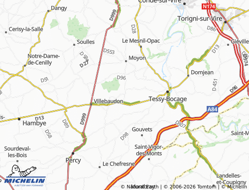 MICHELIN Chevry map - ViaMichelin