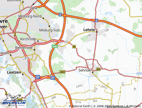 MICHELIN Bilm map - ViaMichelin