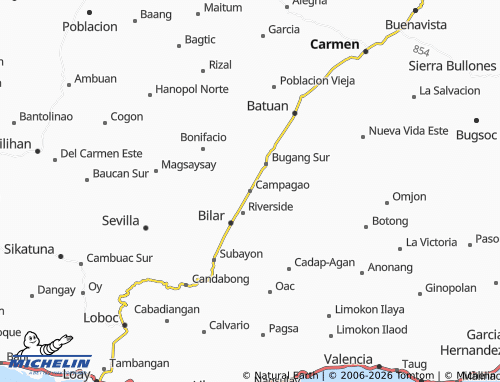MICHELIN Campagao map - ViaMichelin