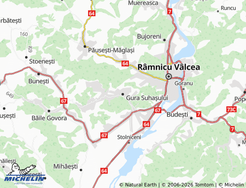 Carte MICHELIN Gura Suhașului - ViaMichelin