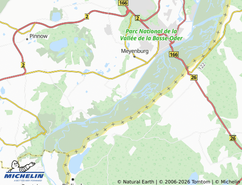 MICHELIN Criewen map - ViaMichelin