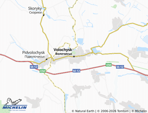 Mapa MICHELIN Volochysk - ViaMichelin
