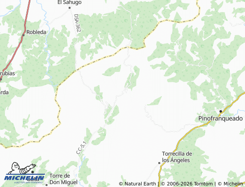 Carte MICHELIN Robledillo de Gata - ViaMichelin