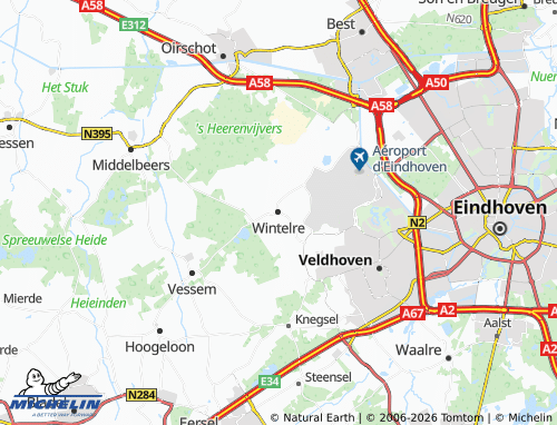 Kaart MICHELIN Wintelre - ViaMichelin