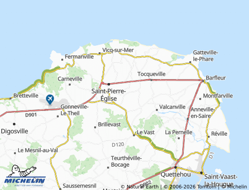 MICHELIN Clitourps map - ViaMichelin