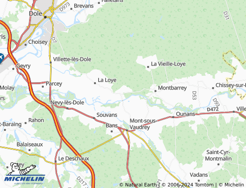 MICHELIN Belmont map - ViaMichelin