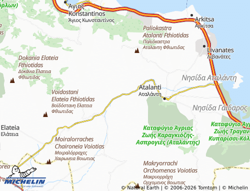 Carte MICHELIN Agios Vlassis - ViaMichelin