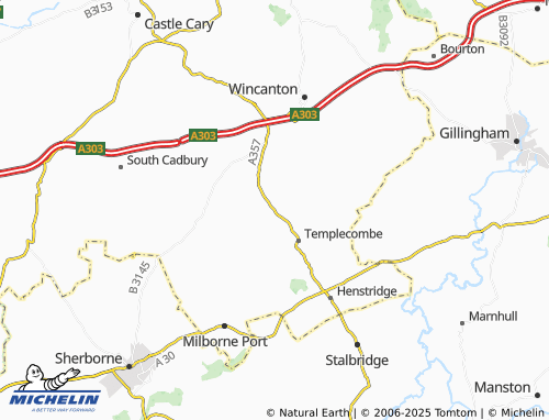 Mappa MICHELIN Horsington - ViaMichelin